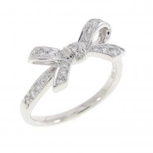 ヴァンドーム リボン ダイヤモンド リング 0.19CT