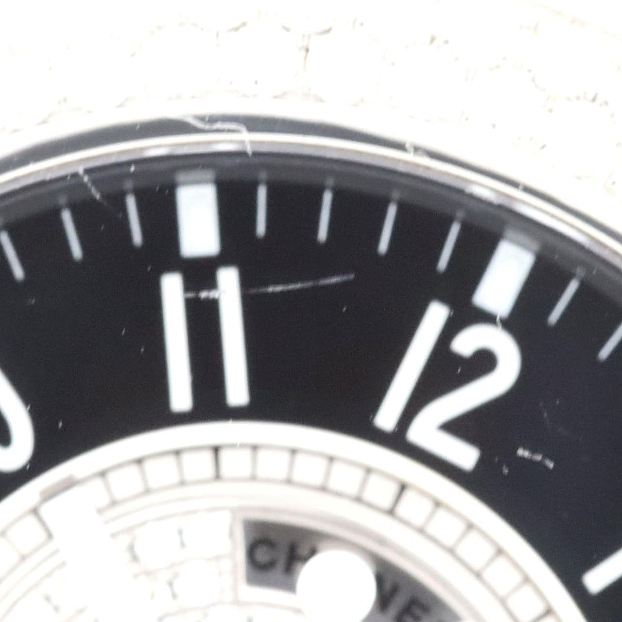 シャネル J12 38mmセラミック /2WD･センターパヴェ H1709 セラミック 自動巻