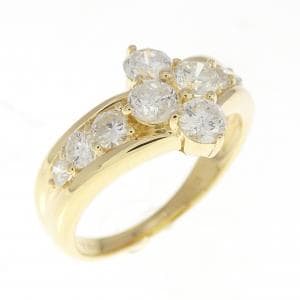K18YG ダイヤモンド リング 1.02CT