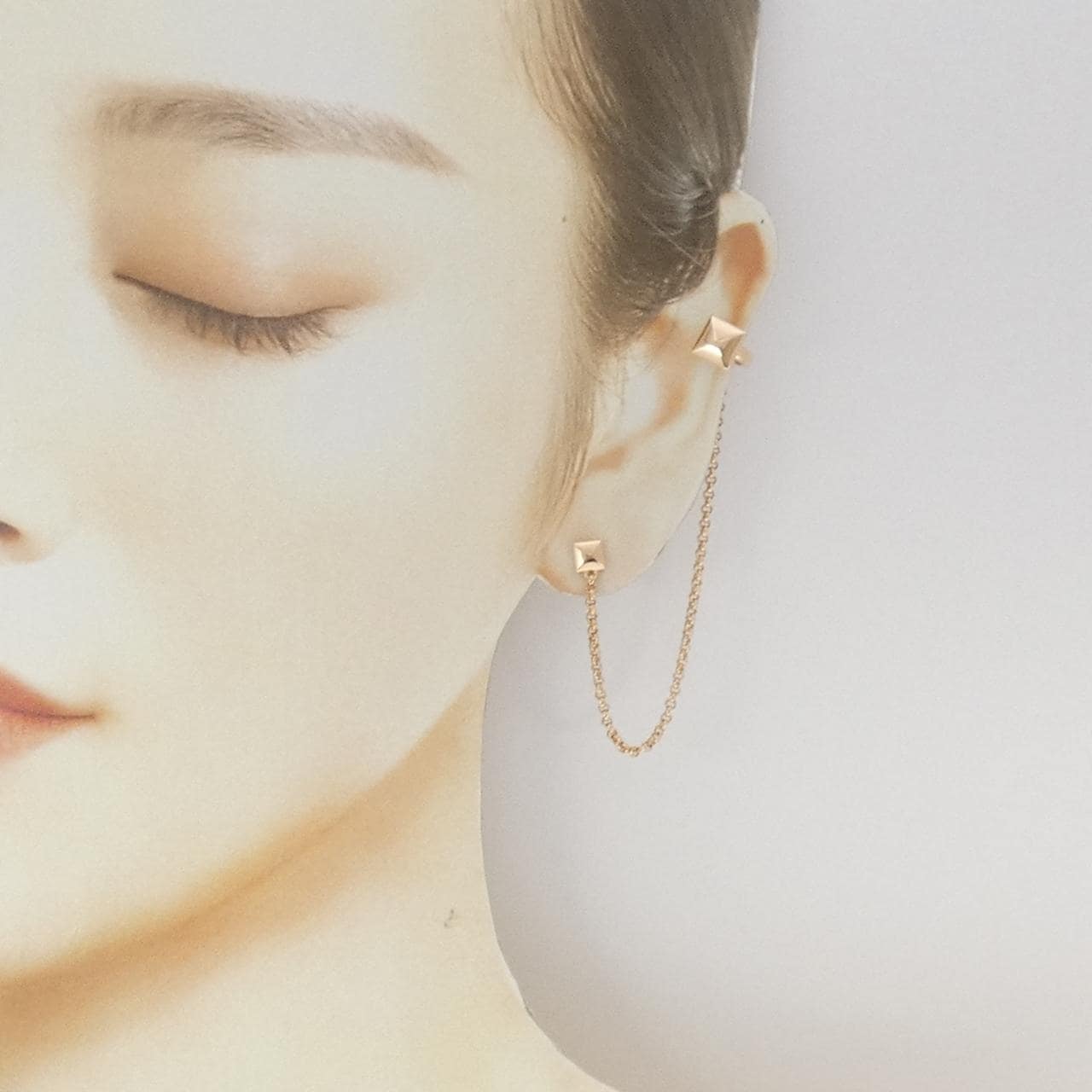 エルメス クルー ドゥ H ピアス/イヤーカフ 片耳