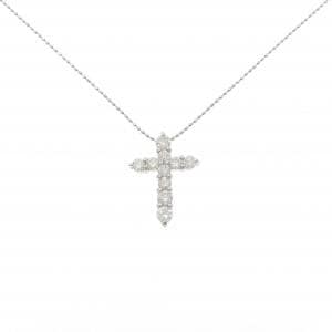 PT900/PT850 クロス ダイヤモンド ネックレス 1.00CT