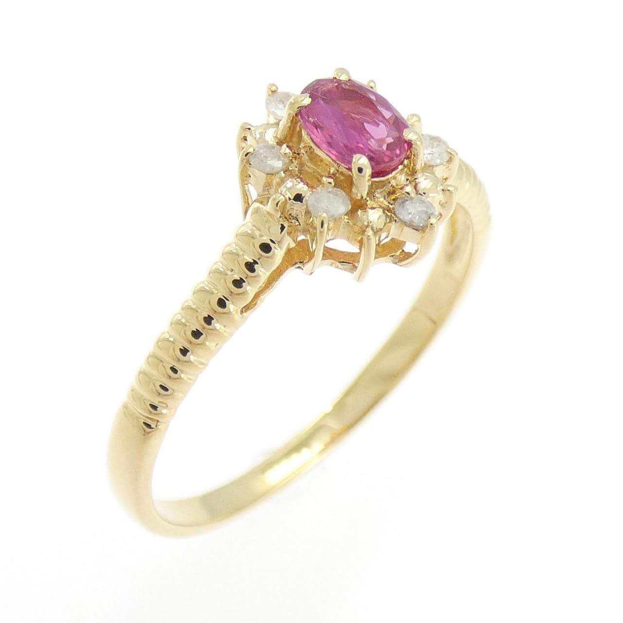 K18YG ルビー リング