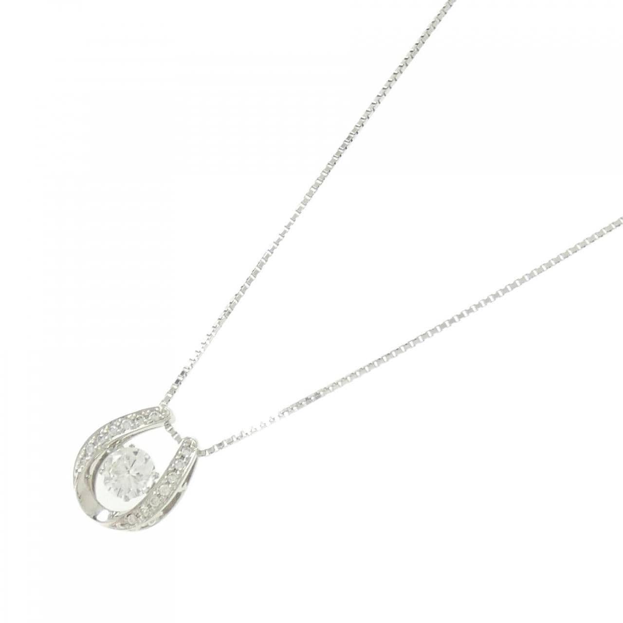 PT900/PT850 ダイヤモンド ネックレス 0.935CT F VS1 Good