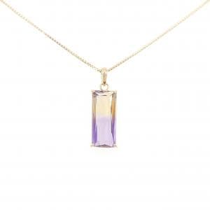 K18YG アメトリン ネックレス