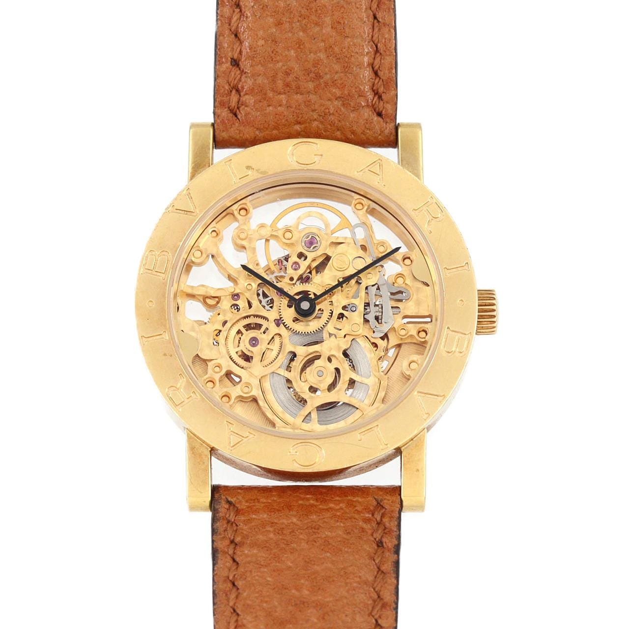 【ノーメンテナンス還元価格】ブルガリ ブルガリブルガリスケルトン YG BB33GLSK YG 自動巻