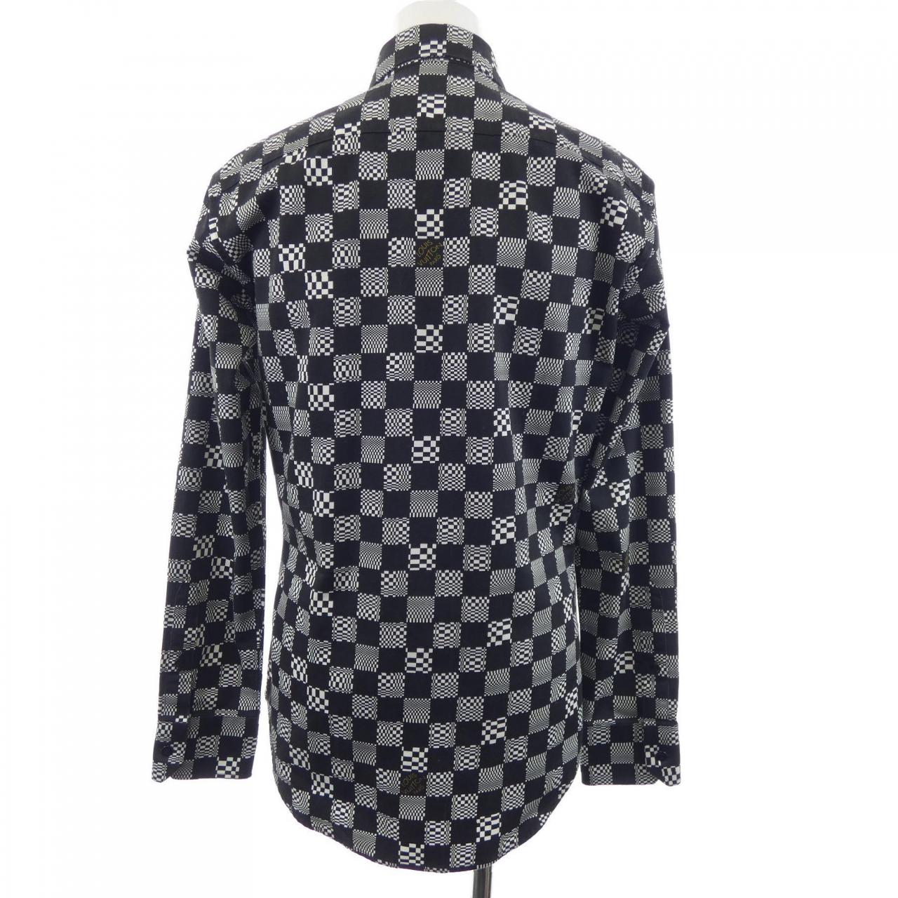 ルイヴィトン LOUIS VUITTON クラシックシャツディストーテッドダミエ HKS71WZYT シャツ