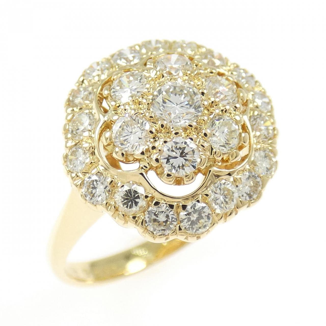 K18YG ダイヤモンド リング 1.00CT