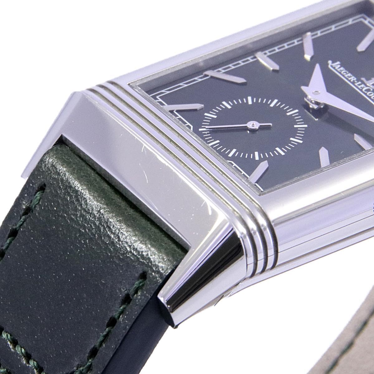 ジャガールクルト レベルソ トリビュート Q397843 JAEGER LECOULTRE 腕時計 グリーン文字盤