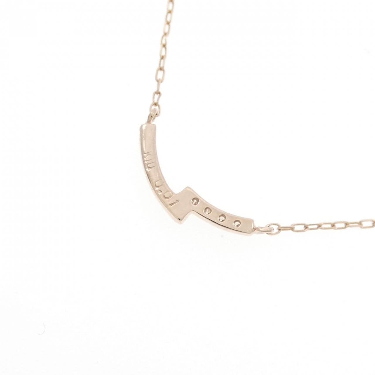 K10PG ダイヤモンド ネックレス 0.01CT