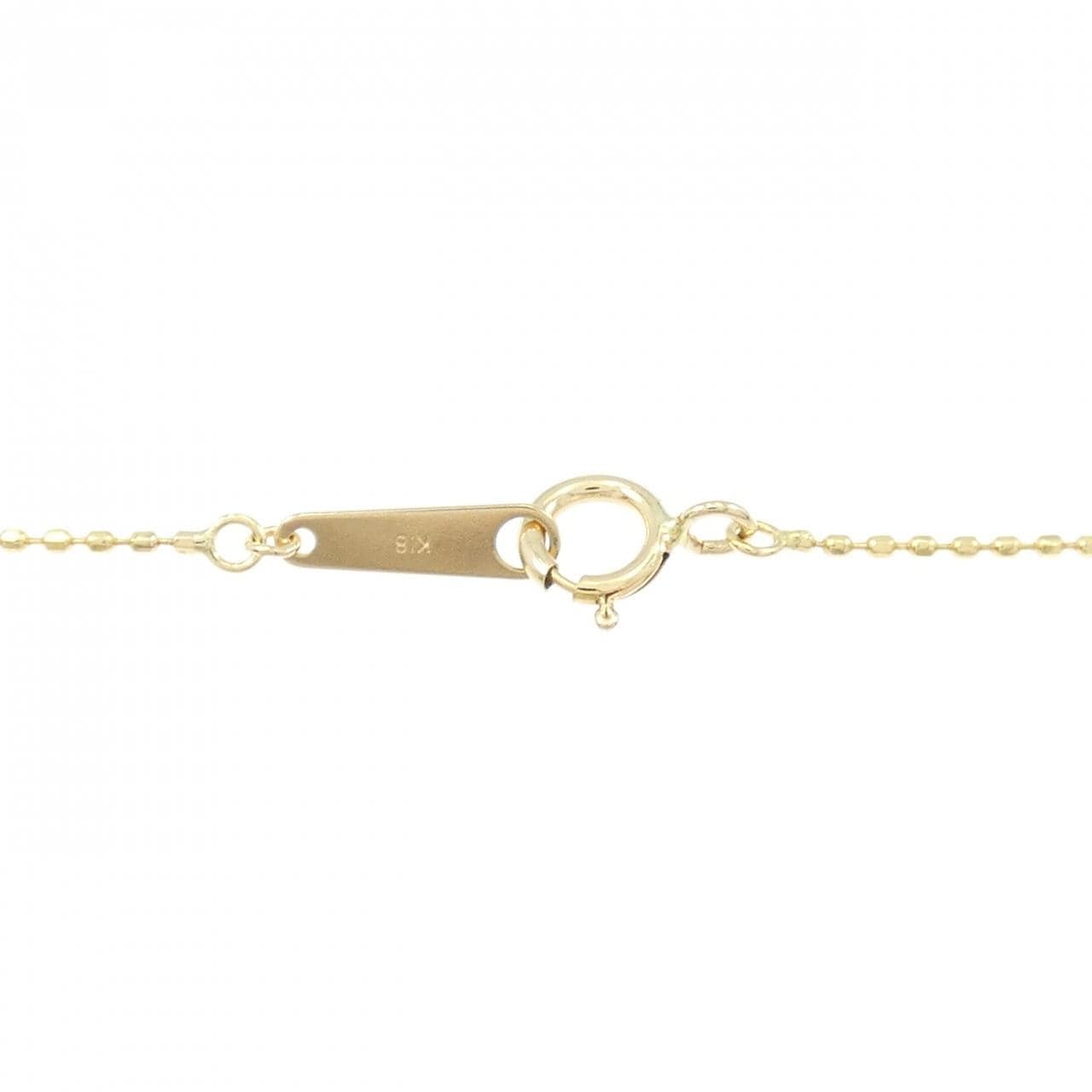 K18YG ハート ダイヤモンド ネックレス