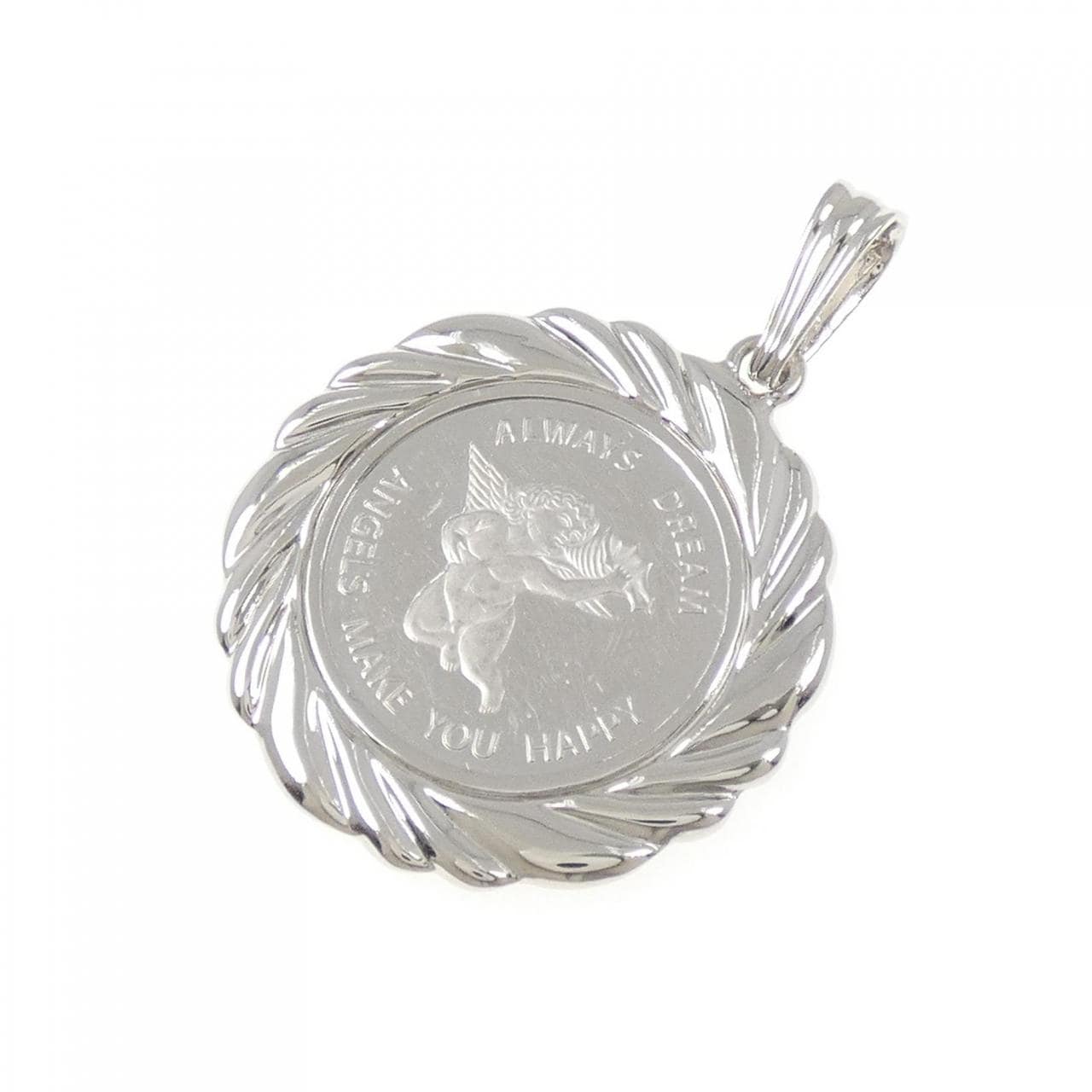 PT900(枠) コイン ペンダント