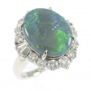 PT900 ブラックオパール リング 5.44CT