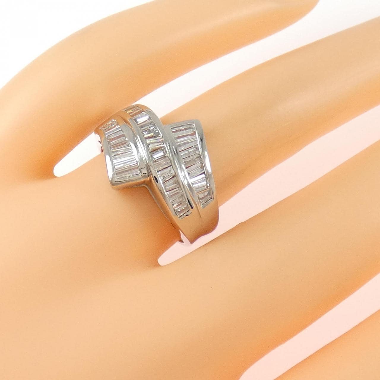 PT900 ダイヤモンド リング 1.01CT