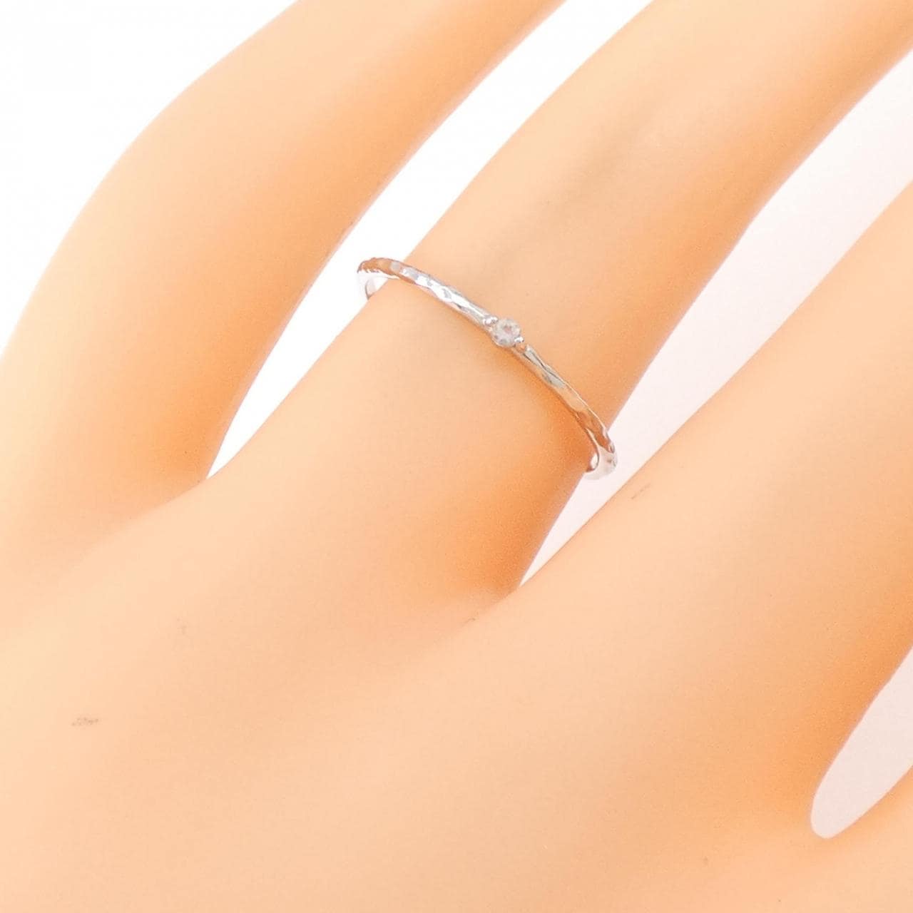 [BRAND NEW] K18WG Moonstone Ring