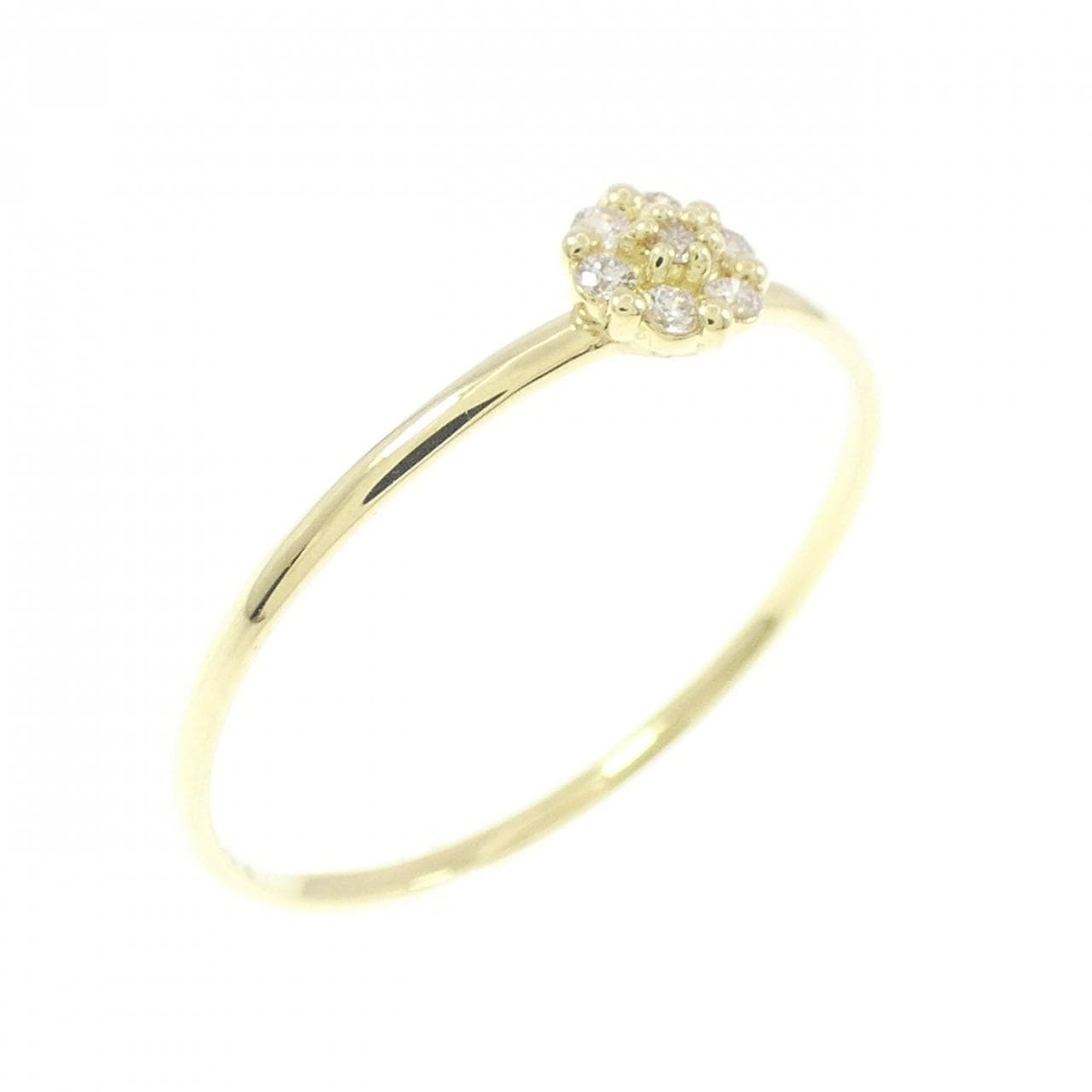 【新品】K18YG ダイヤモンド リング 0.04CT