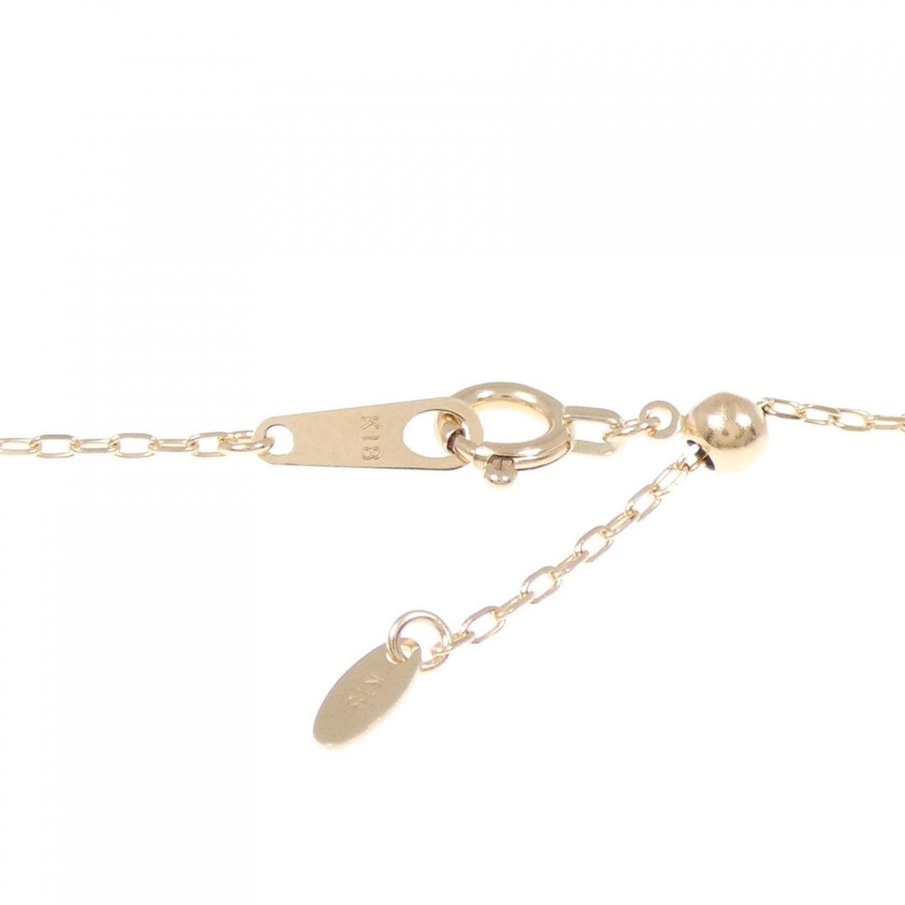 K18PG ハート ダイヤモンド ネックレス 0.10CT