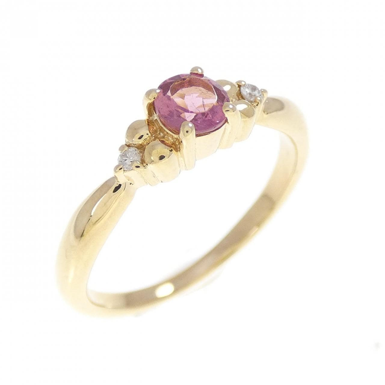 K18YG トルマリン リング