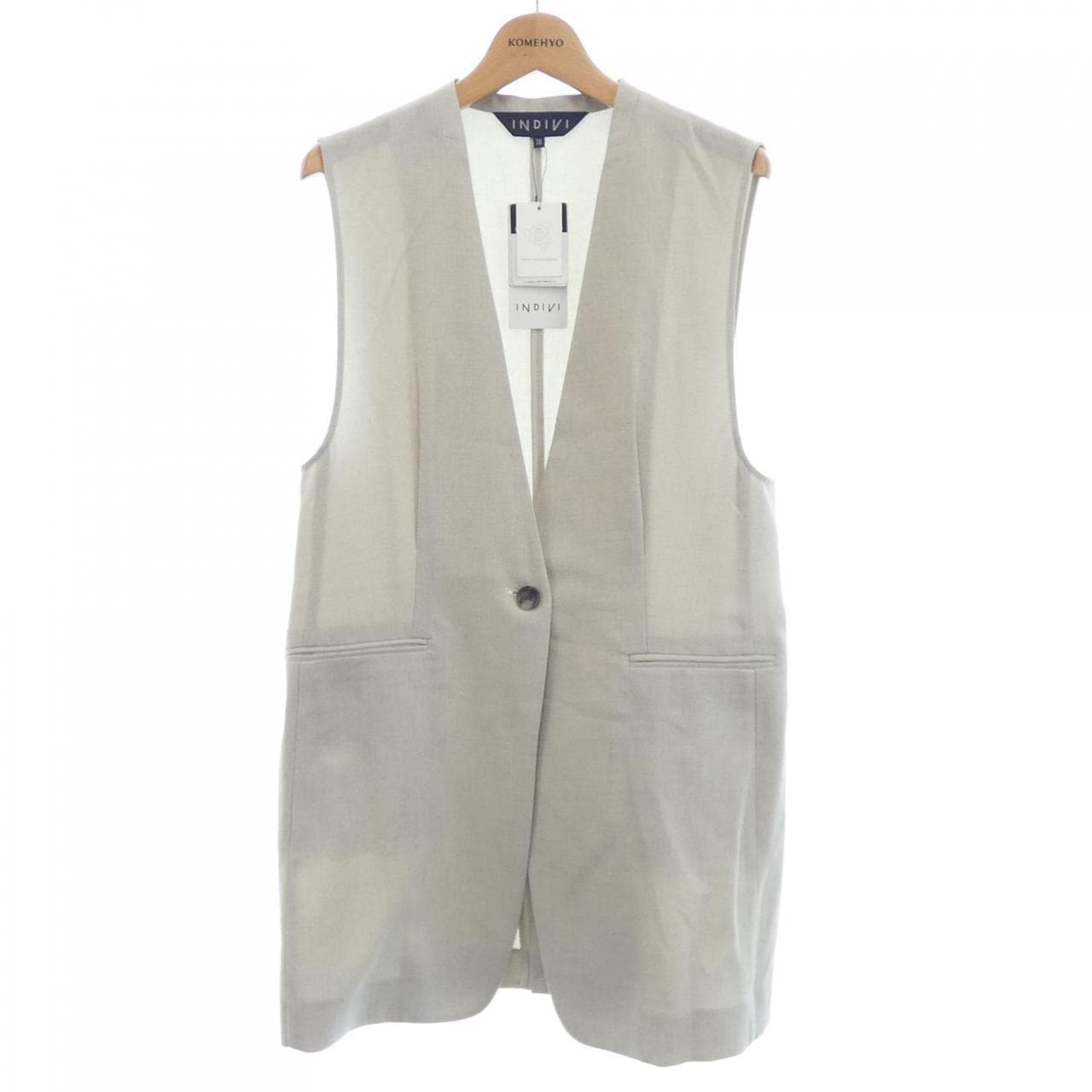 インディヴィ INDIVI ロングベスト