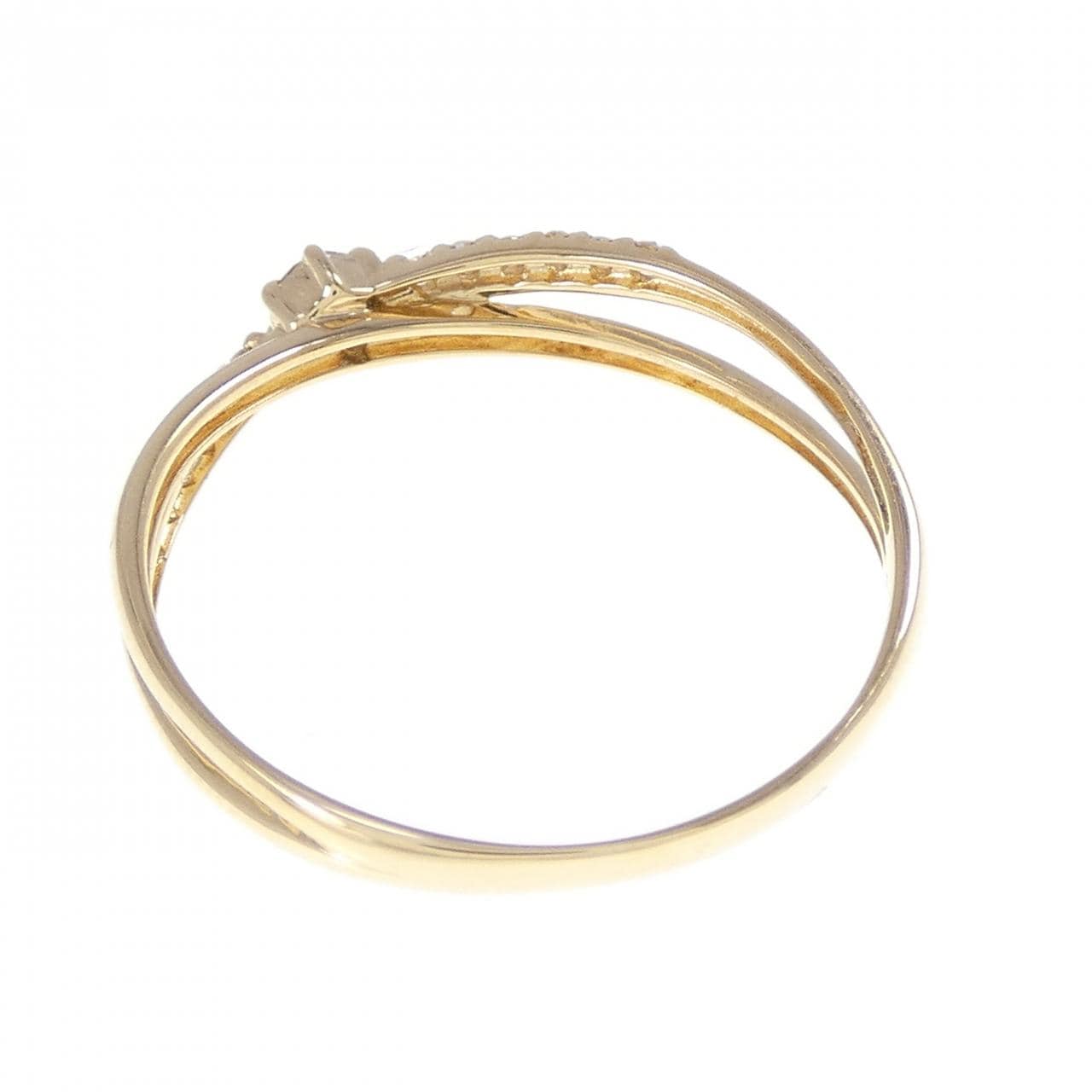 K18YG ダイヤモンド リング 0.18CT