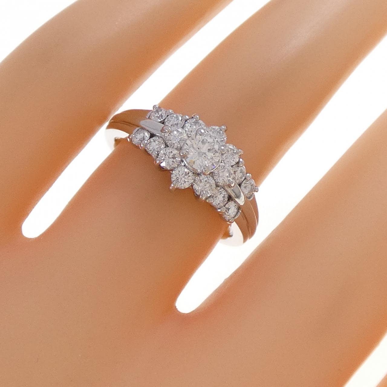 ミキモト ダイヤモンド リング 0.63CT