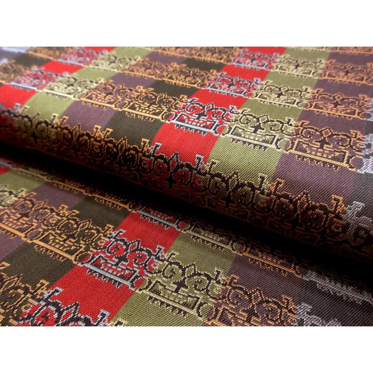 名古屋帯　開き名古屋　全通柄【龍村美術織物】