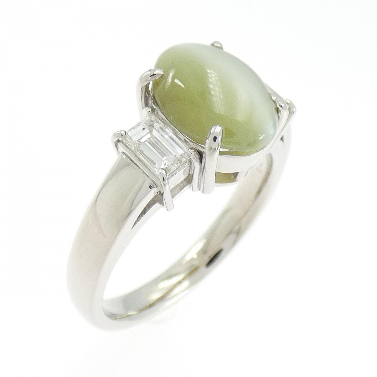 PT900 クリソベリルキャッツアイ リング 2.74CT