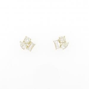 【新品】K18YG ダイヤモンド ピアス 0.54CT