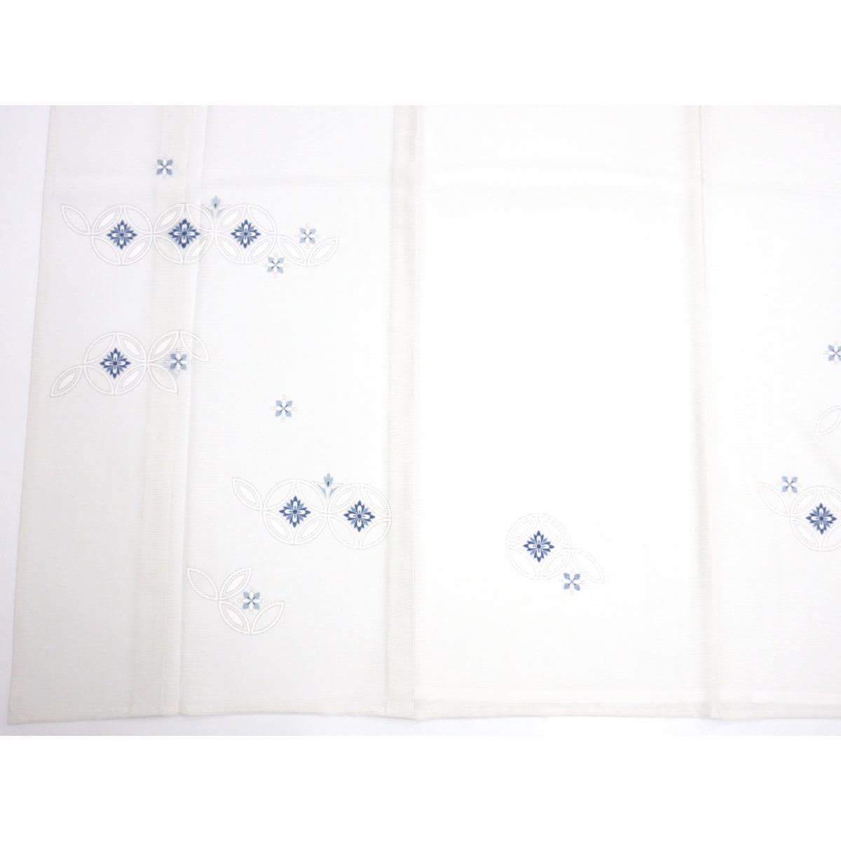 【新品】単衣　駒絽訪問着　友禅銀彩加工