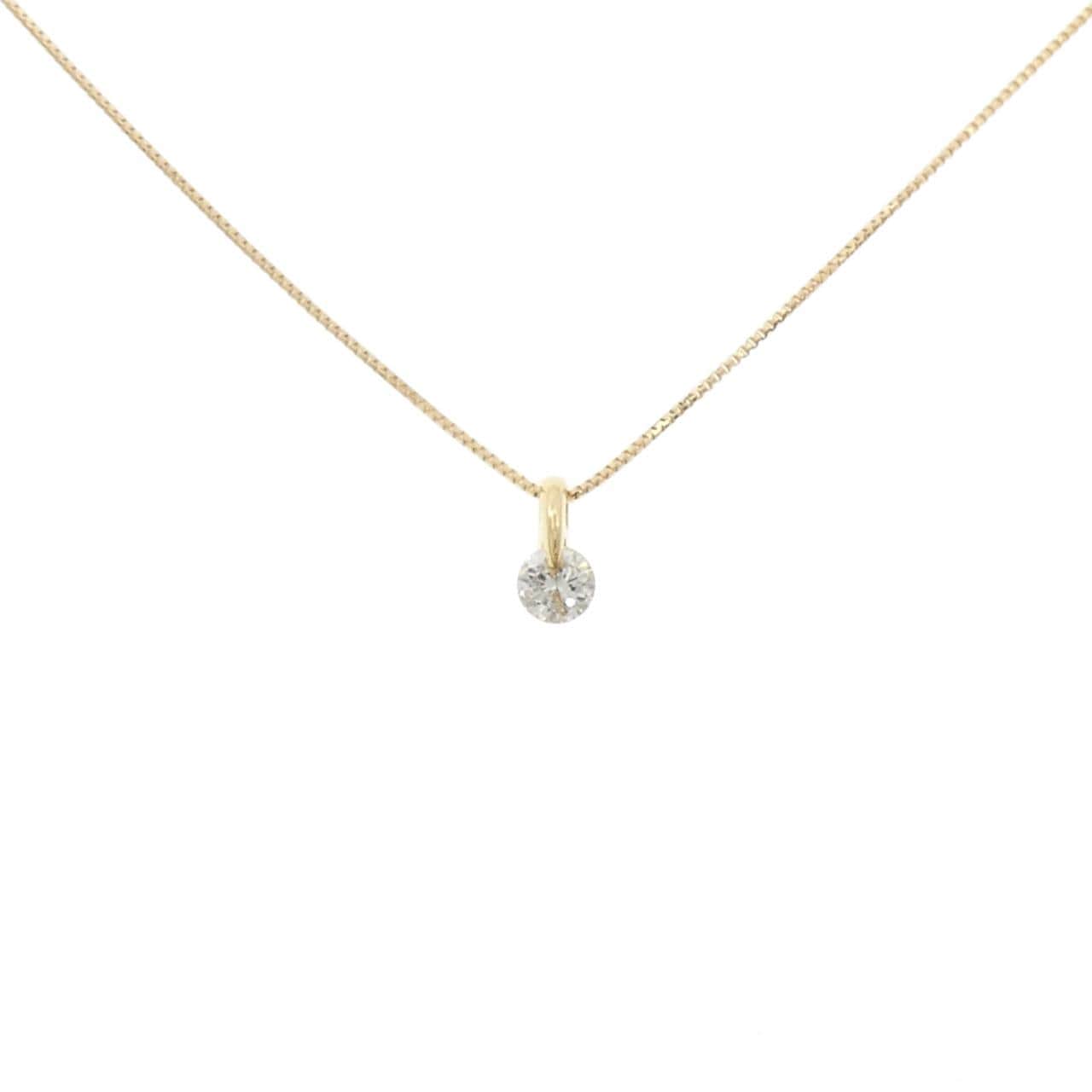 K18YG ダイヤモンド ネックレス 0.20CT
