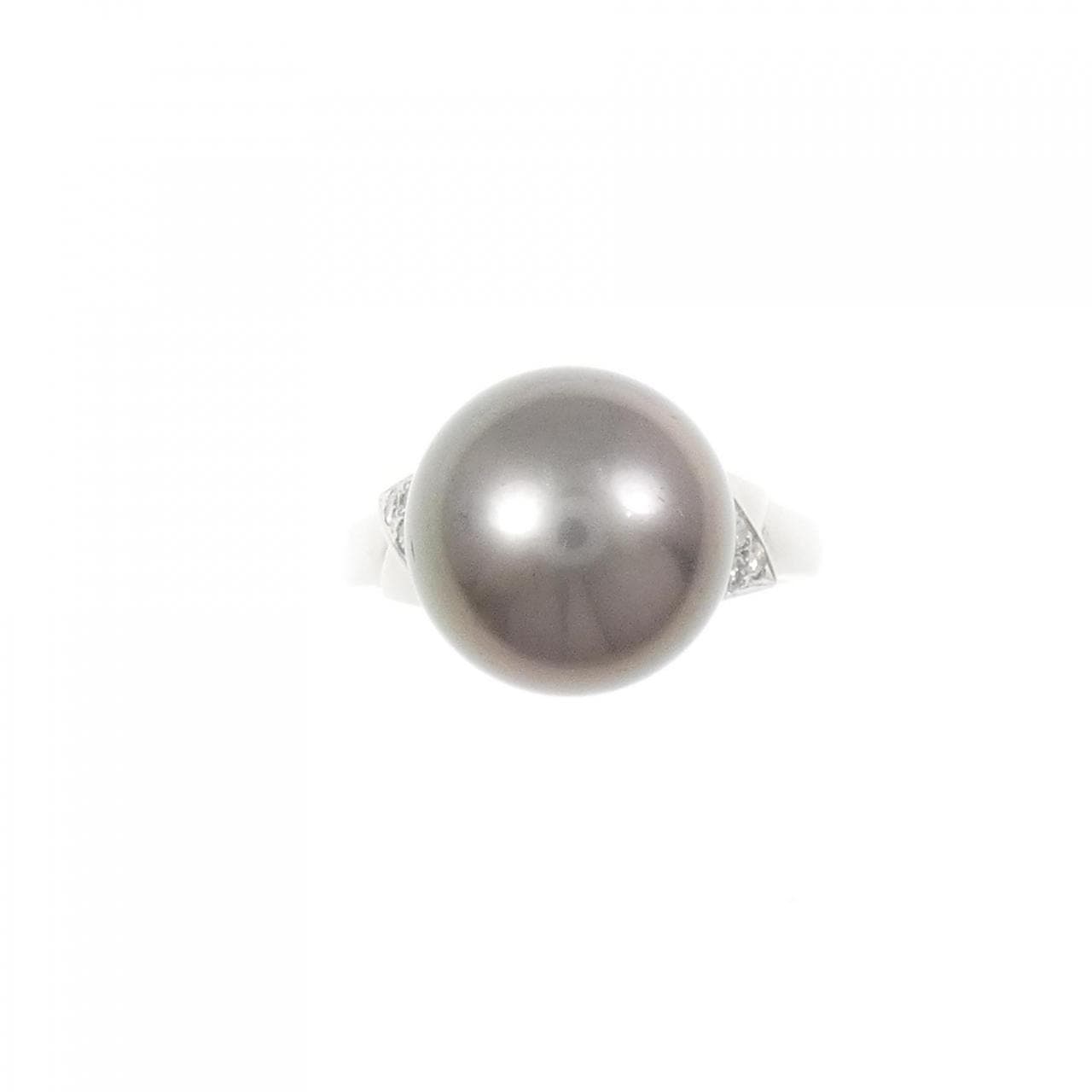 PT900 黒蝶パール リング 11.5mm