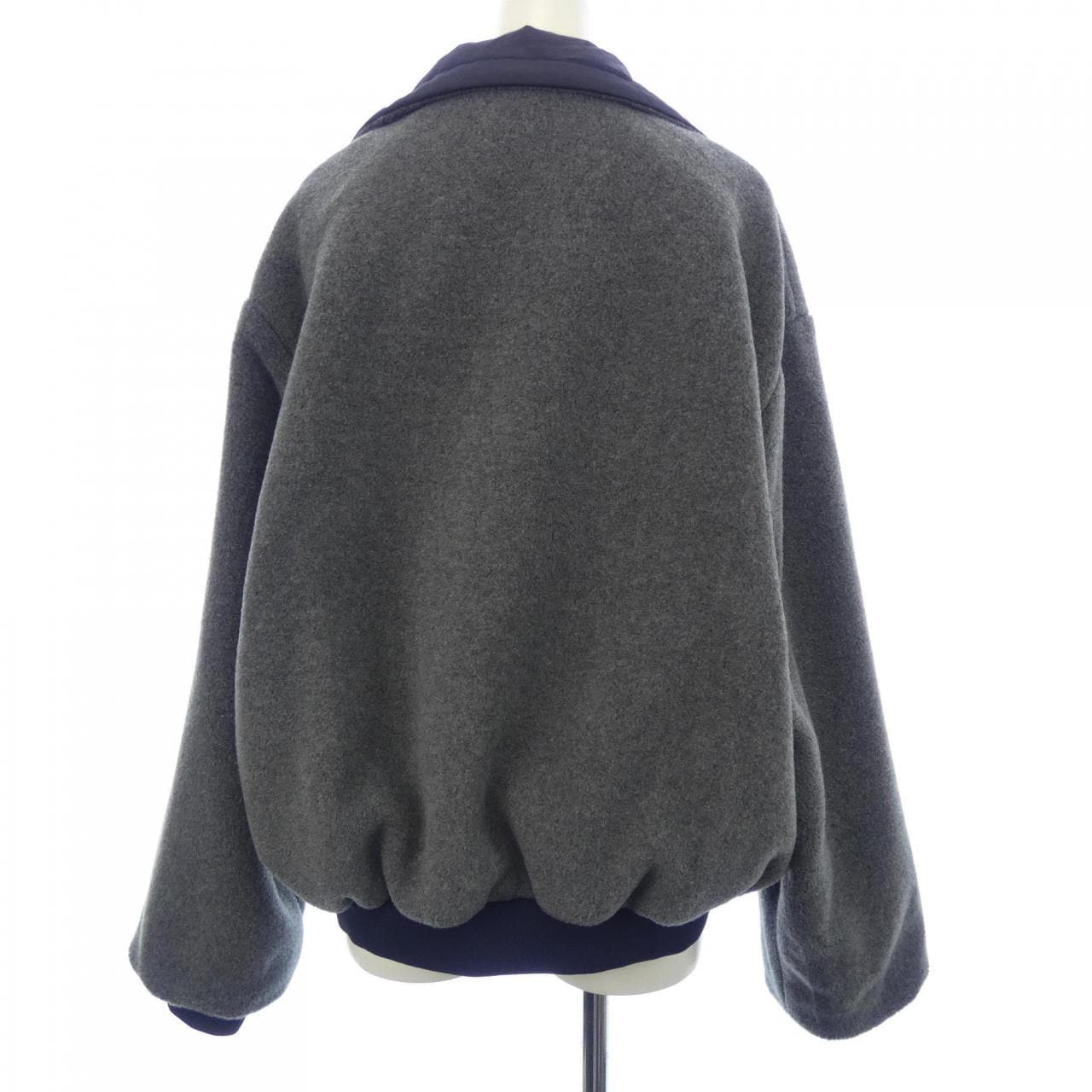 ミュウミュウ MIU MIU TECHNICAL GAZAR AND FLEECE BOMBER JACKET ML1390 SOOO 18SW ブルゾン