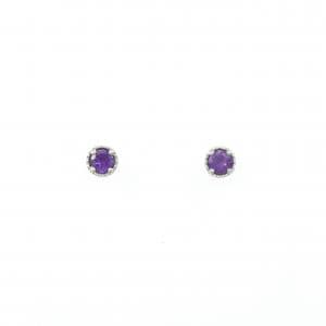 PT900 アメジスト ピアス