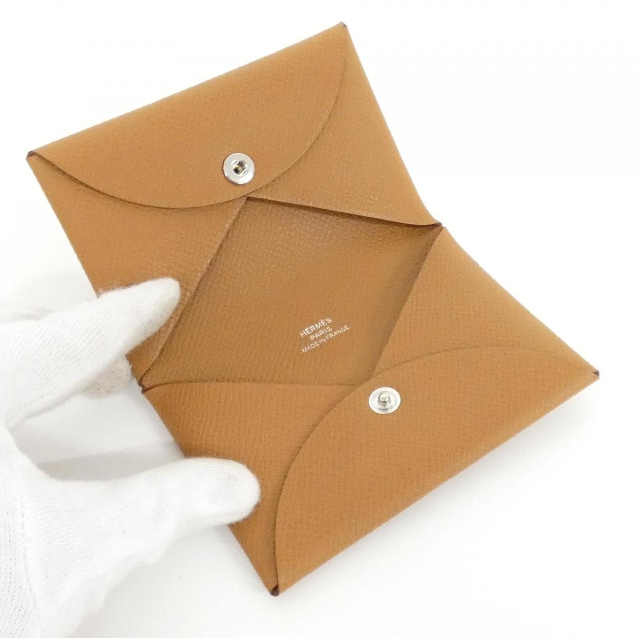 [Unused items] HERMES Calvi 044164CK card case