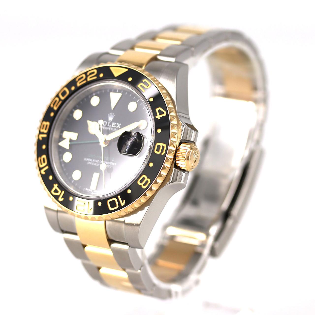 ロレックス GMTマスターⅡ 116713LN SSxYG 自動巻 ランダム番