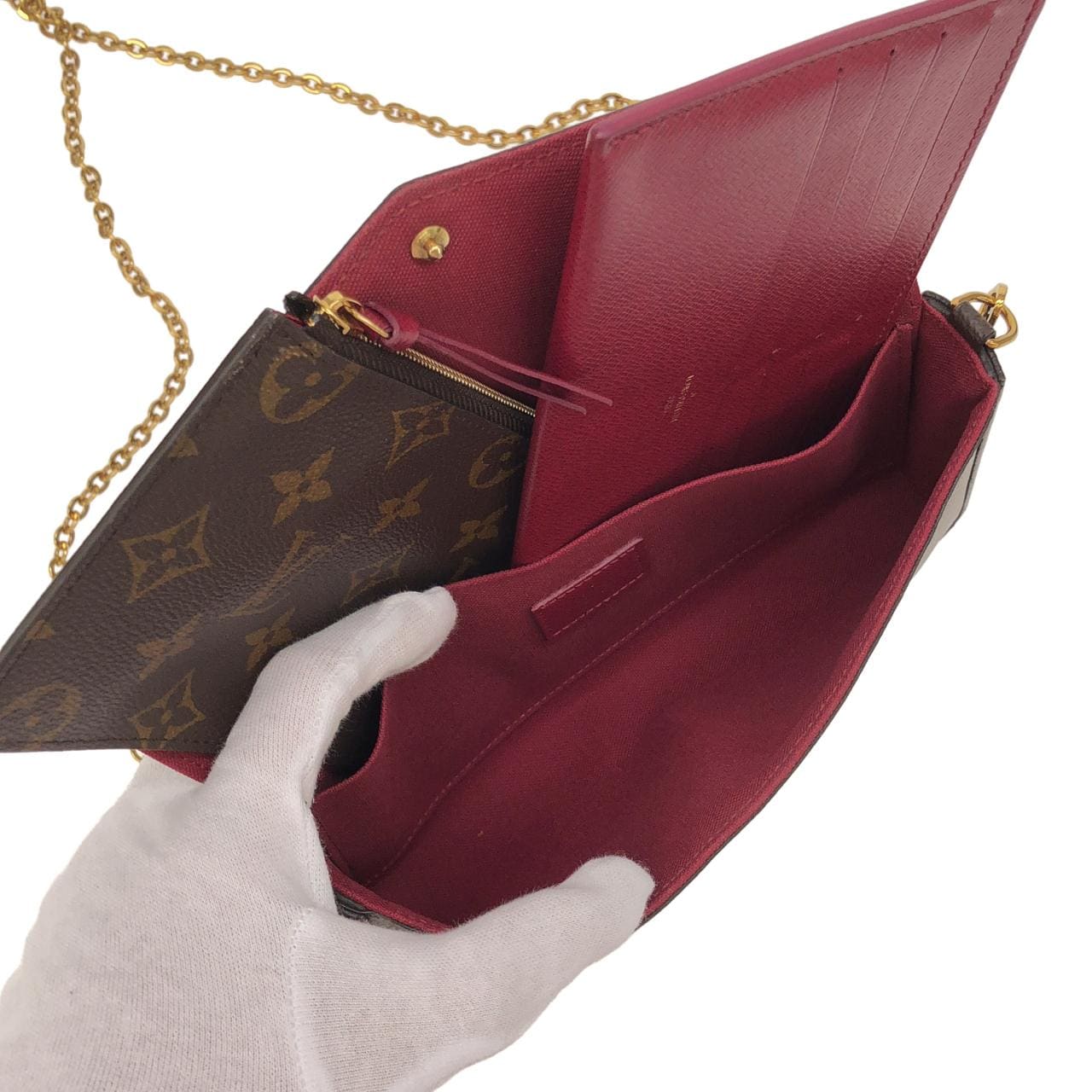 ルイヴィトン モノグラム ポシェット フェリシー M61276 ショルダーバッグ