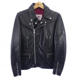 ジェームスグロス JAMES GROSE ニューマニラ レザーライダースジャケット