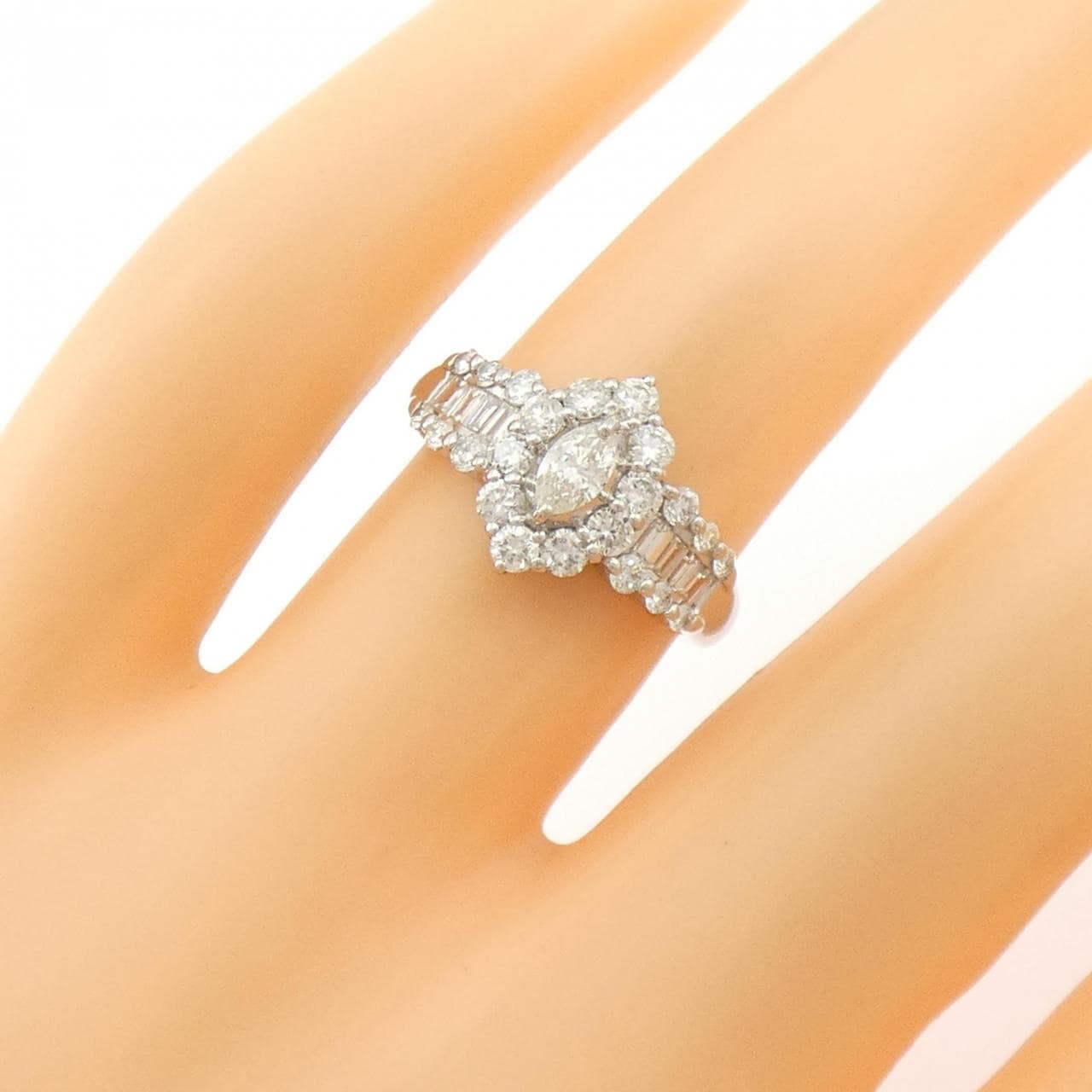 PT900 ダイヤモンド リング 0.15CT