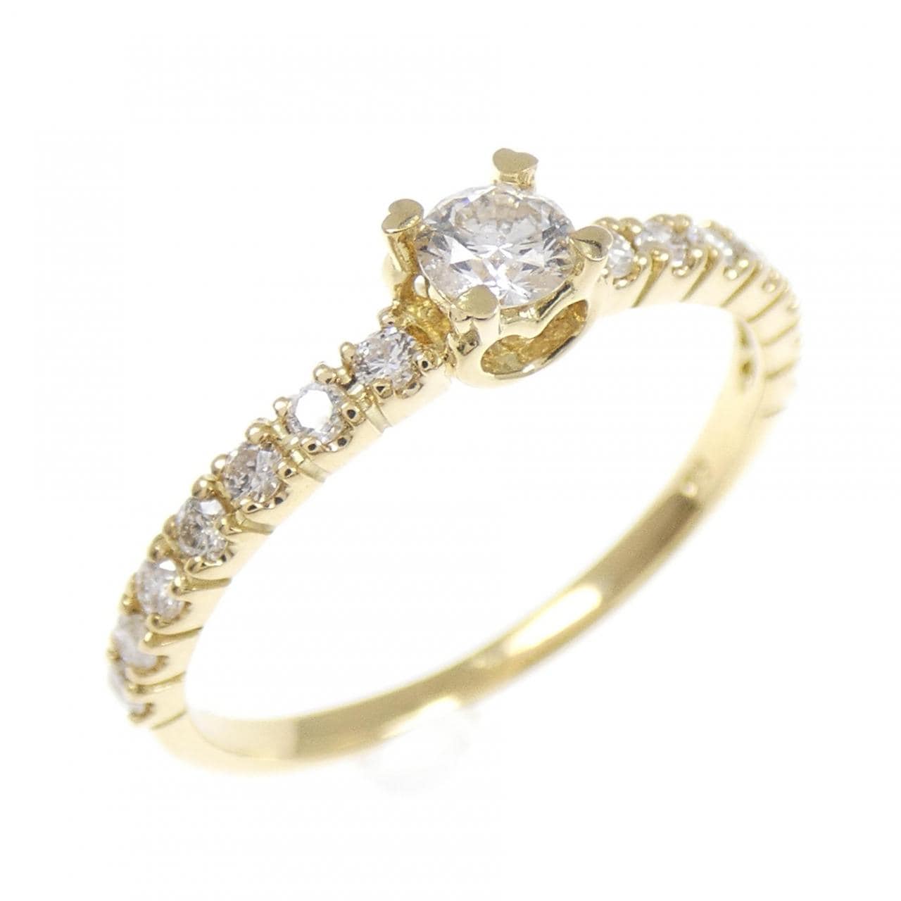 K18YG ダイヤモンド リング 0.30CT