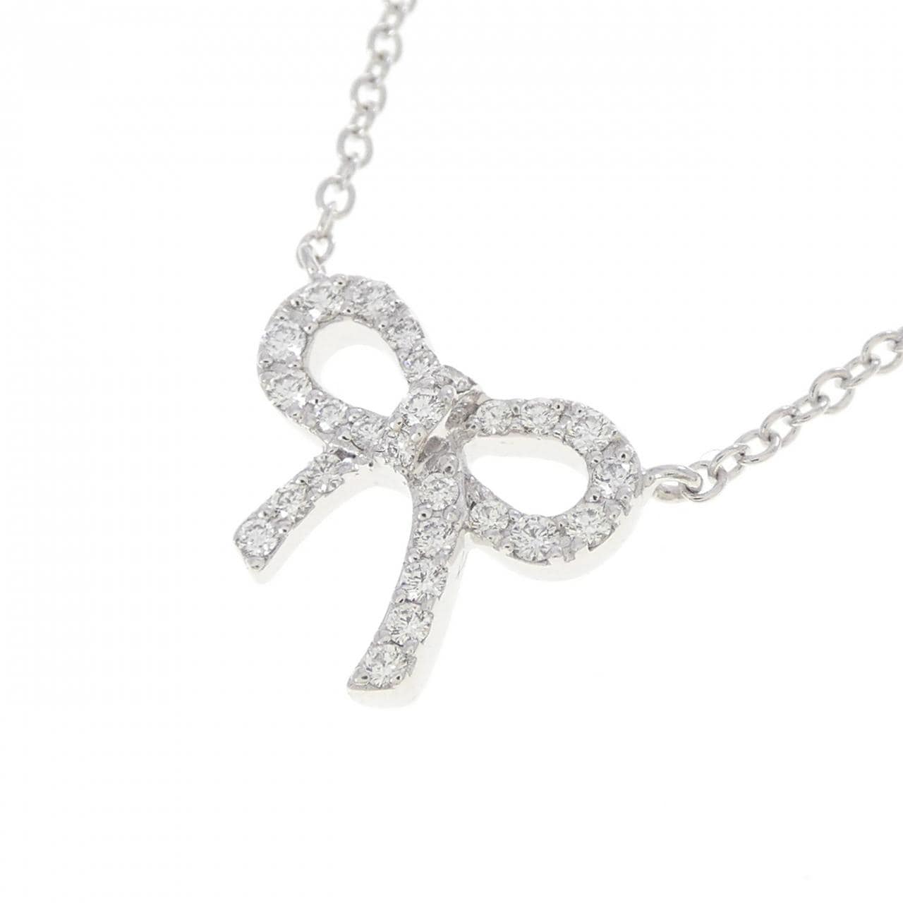 ティファニー メトロボウ ミニ ネックレス