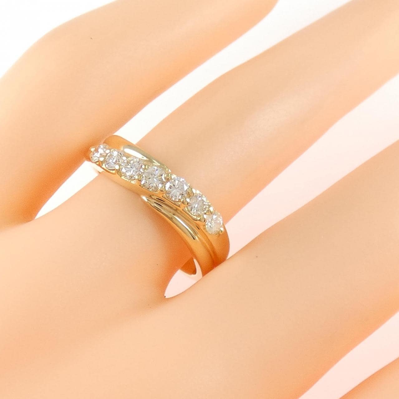 K18YG ダイヤモンド リング 0.43CT