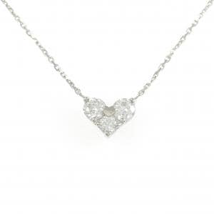 PT900/PT850 ダイヤモンド ネックレス 0.759CT E-F SI1 VG