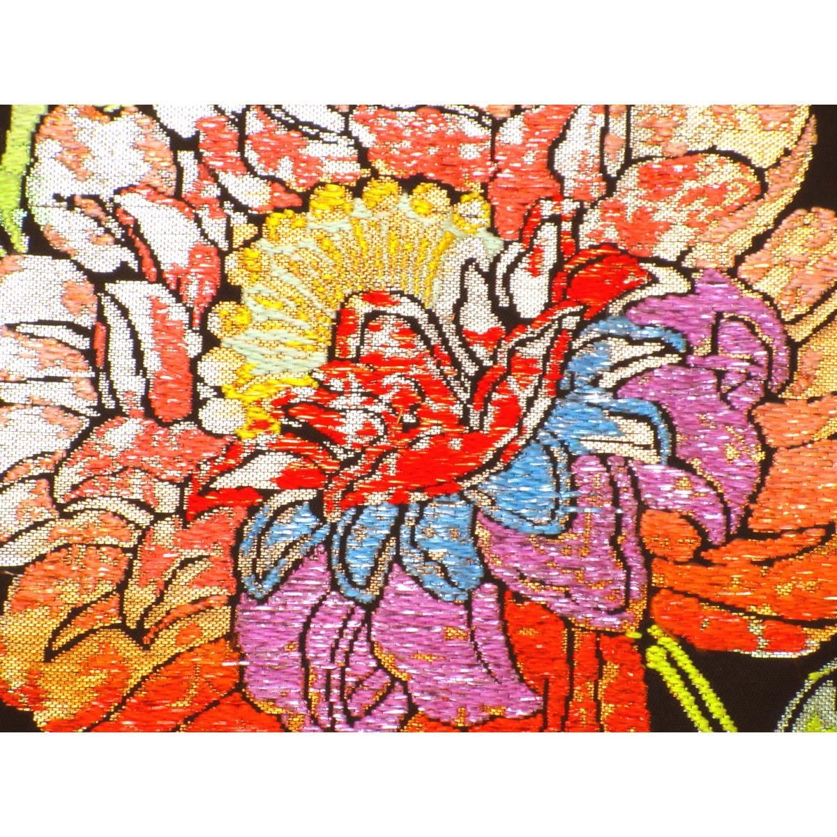 Tatshumura藏作品 大牡丹金錦腰帶 原創腰帶