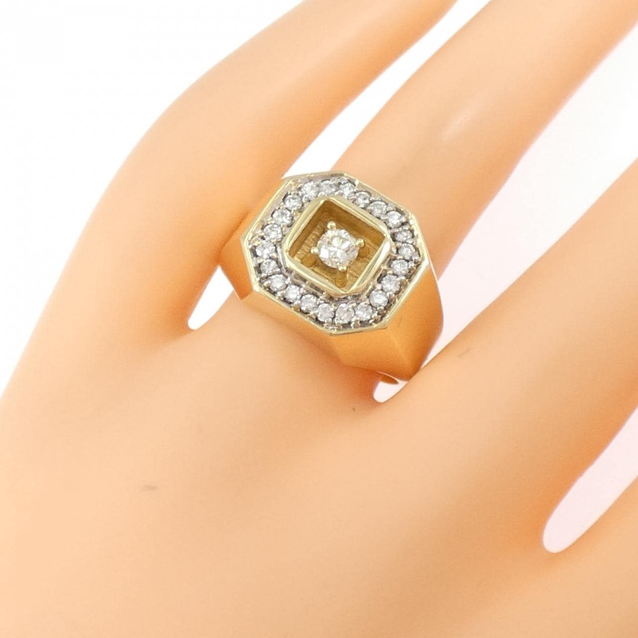 14KYG/14KWG ダイヤモンド リング