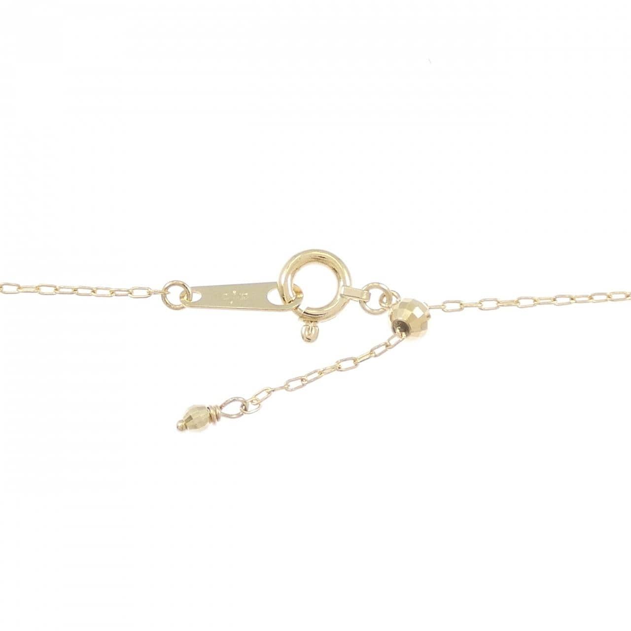 K18YG ガーネット ネックレス