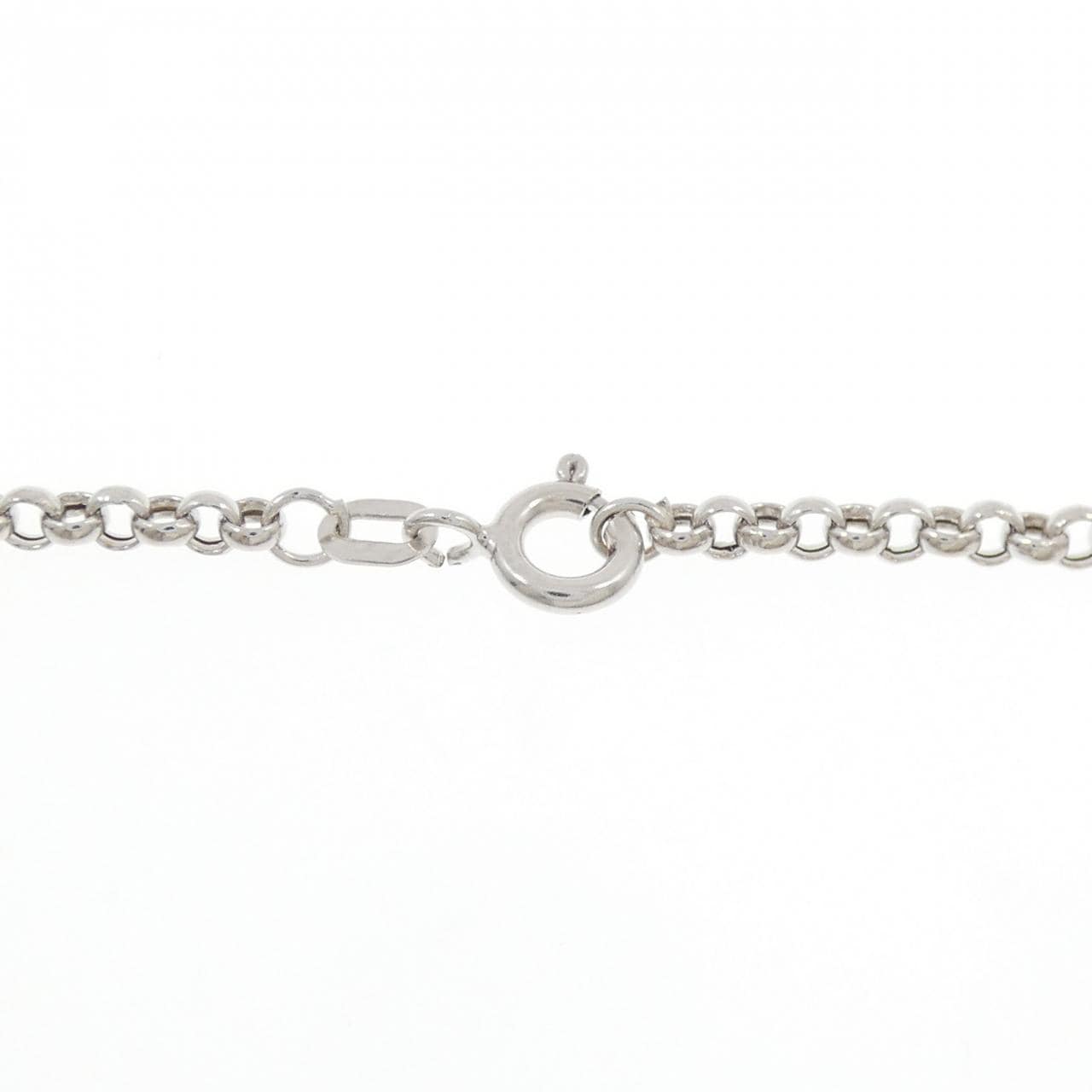 K18WG/750WG ダイヤモンド ネックレス 1.00CT