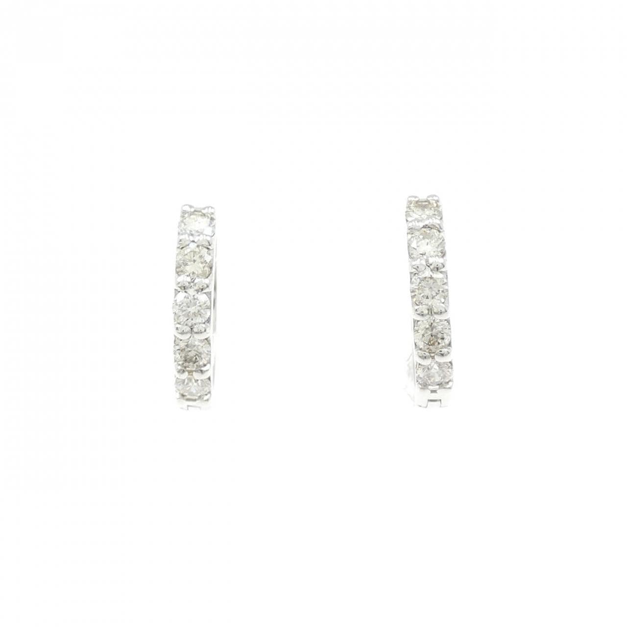 PT900 ダイヤモンド ピアス 0.50CT