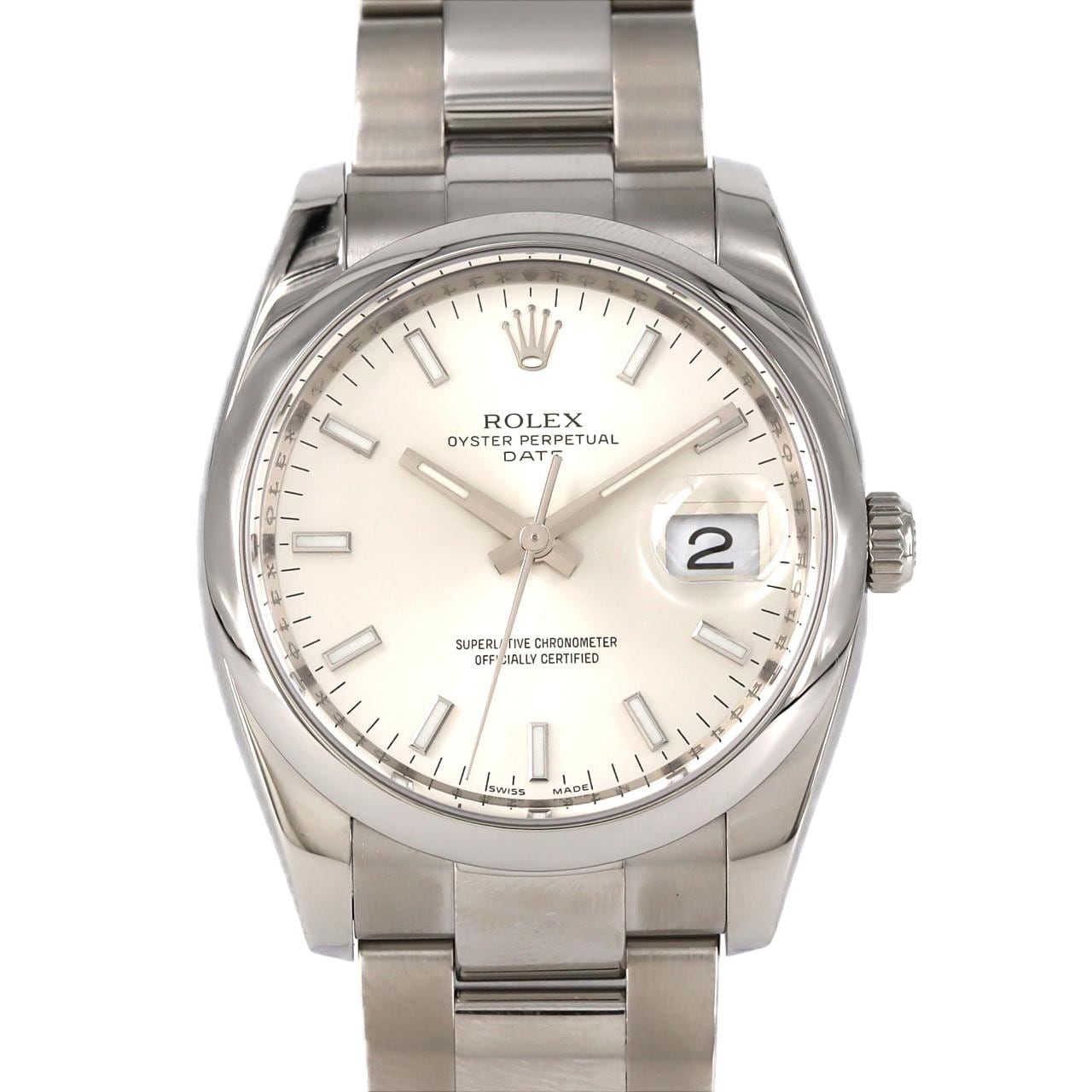 ROLEX Oyster Perpetual Date 115200 SS Automatic M No.