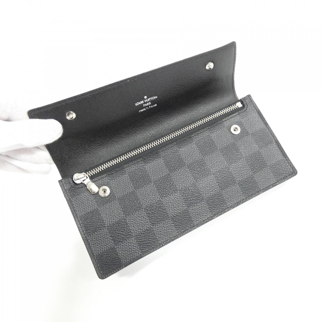 ルイヴィトン ダミエ グラフィット ポルトフォイユ アコルデオン N60023 財布