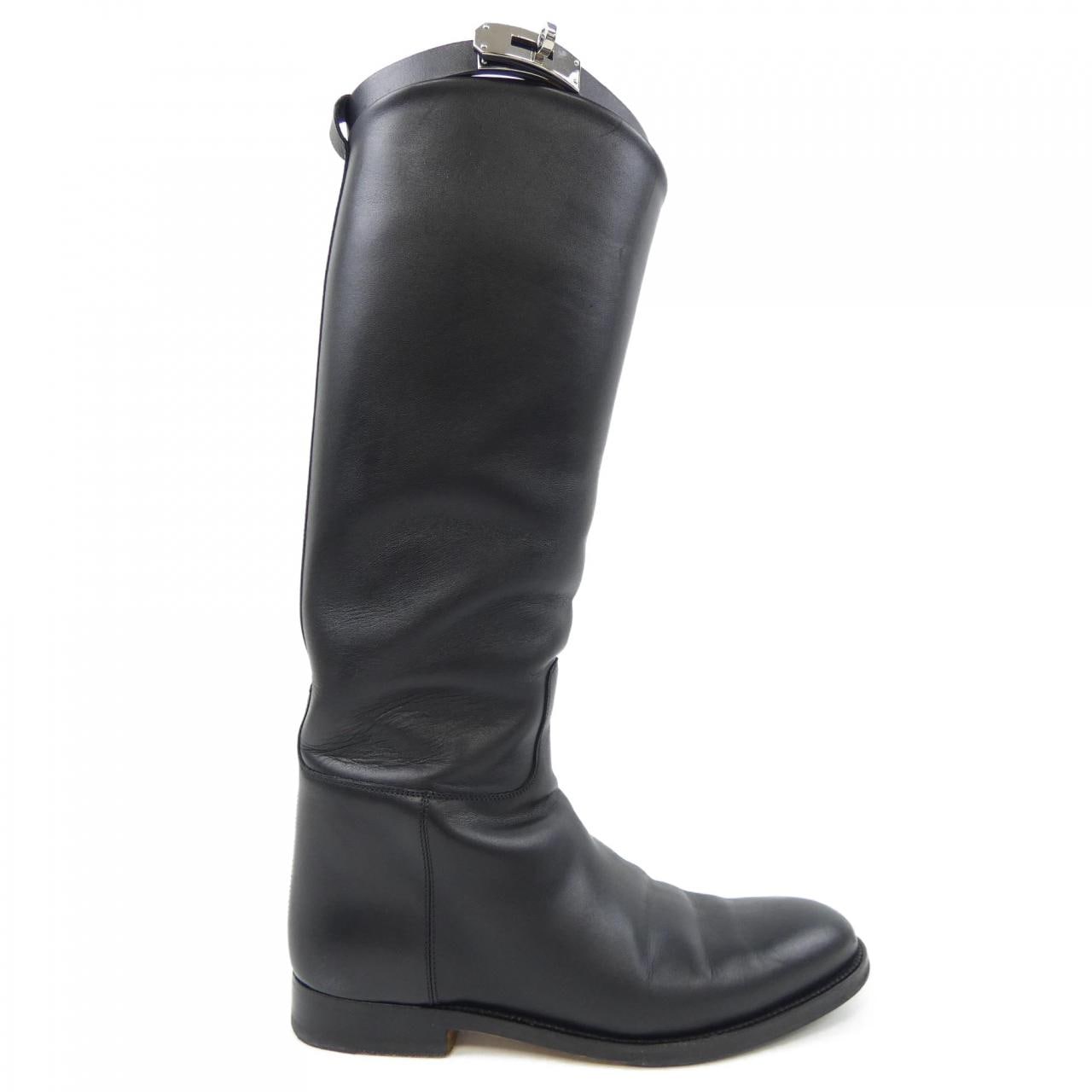 エルメス HERMES ジャンピング JUMPING ケリーバックル 042138Z ロングブーツ