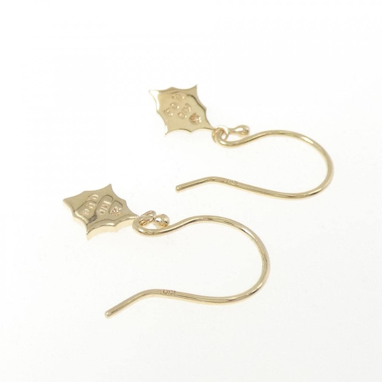 K10YG ダイヤモンド ピアス 0.08CT